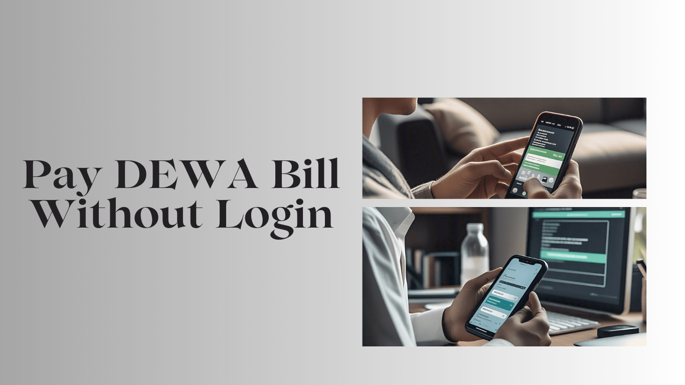 Pay DEWA Bill Without Login